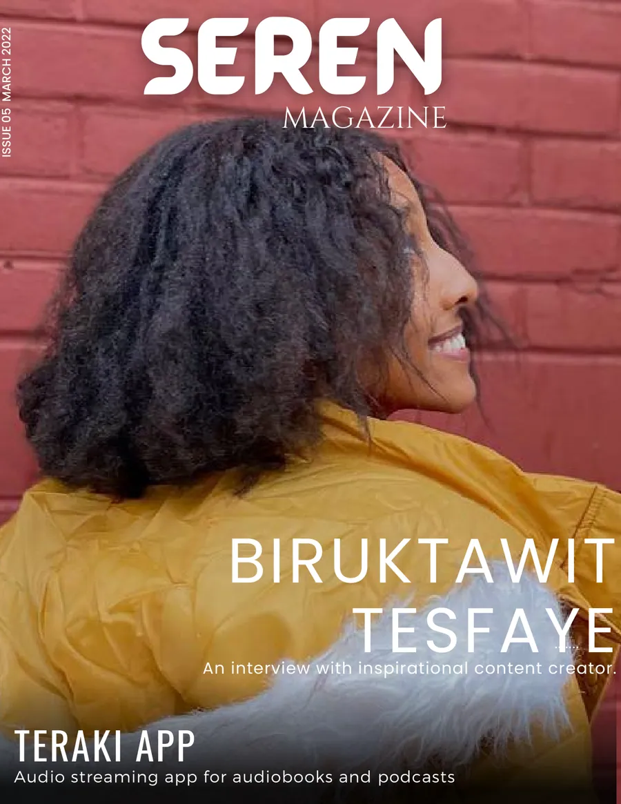 Cover of Seren Magazine Issue 5 — Biruktawit Tesfaye